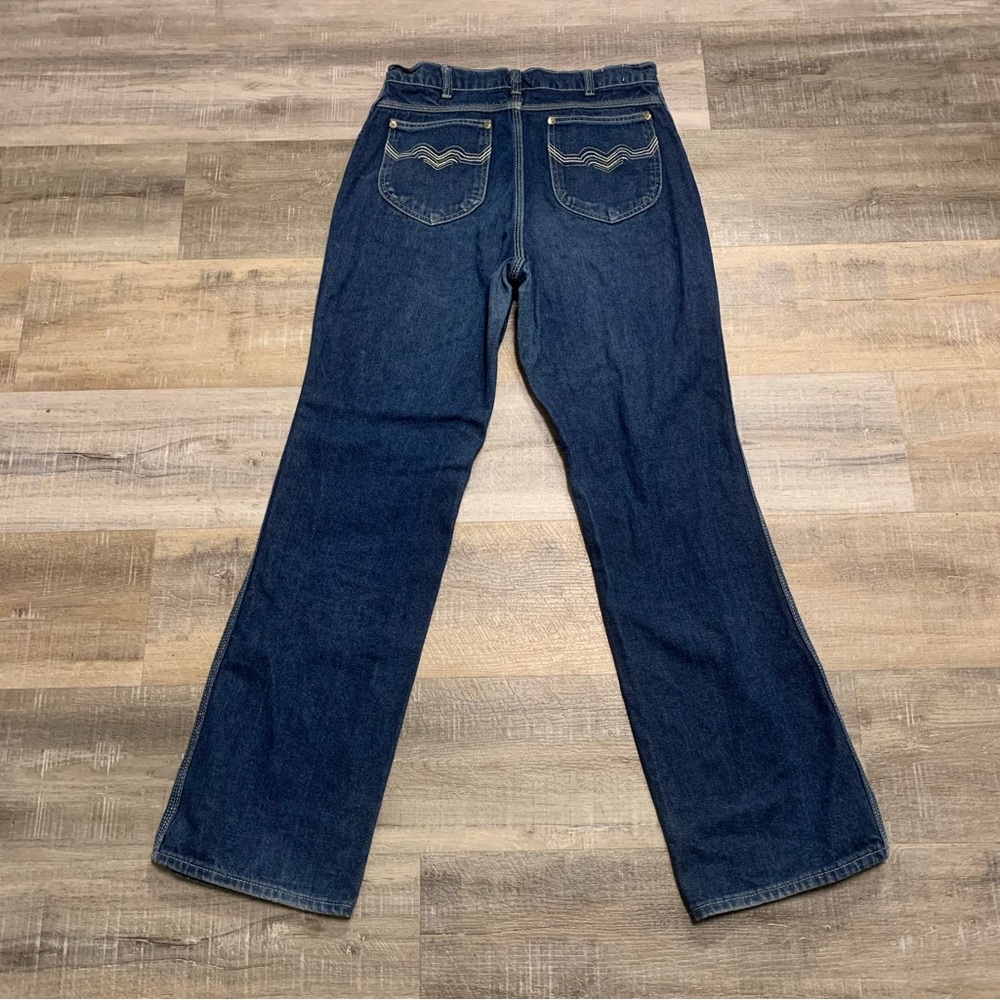 Gap Vintage Retro 70’s High Waist Rise Straight Leg Jeans 28 - Picture 4 of 5